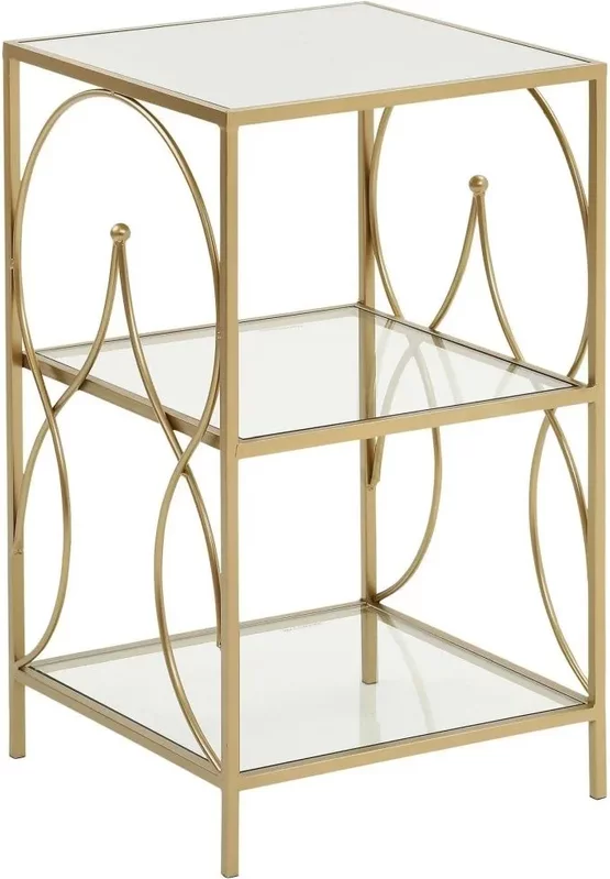 Photo 1 of Maci side table - antique gold Photo 1 of Maci side table - antique gold