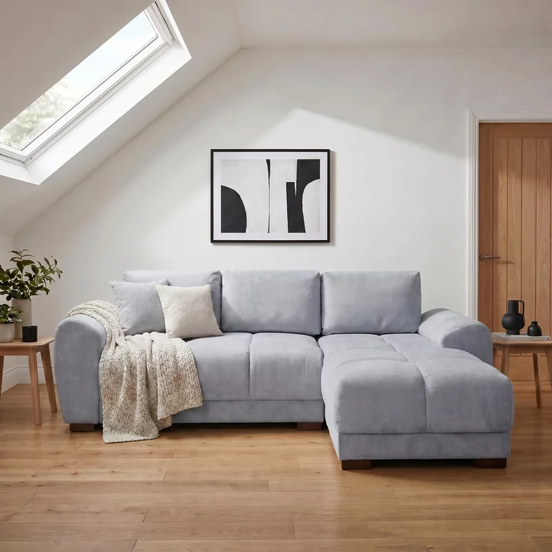 Photo 1 of Azzuro universal corner sofa bed - grey - storage Photo 1 of Azzuro universal corner sofa bed - grey - storage