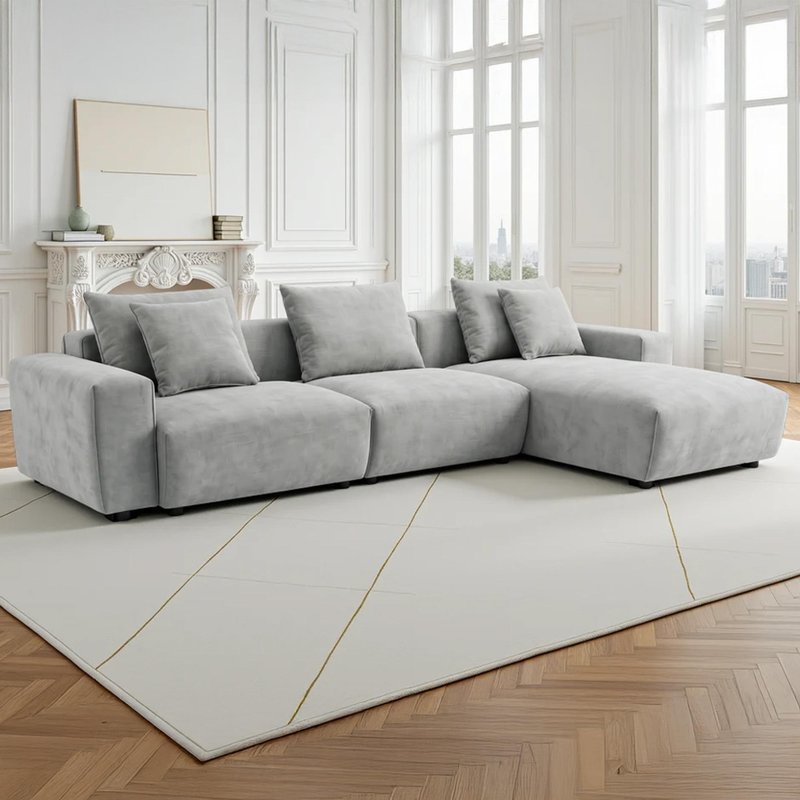 Photo 1 of Malibu universal corner sofa - grey fabric Photo 1 of Malibu universal corner sofa - grey fabric