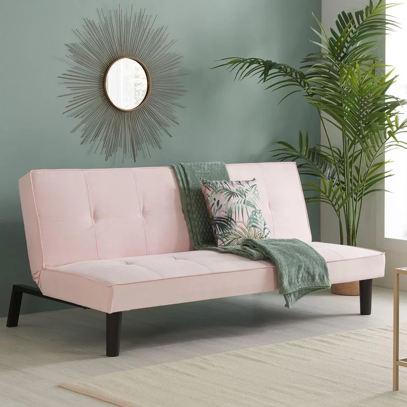 Photo 1 of Aurora sofa bed - blush pink fabric Photo 1 of Aurora sofa bed - blush pink fabric