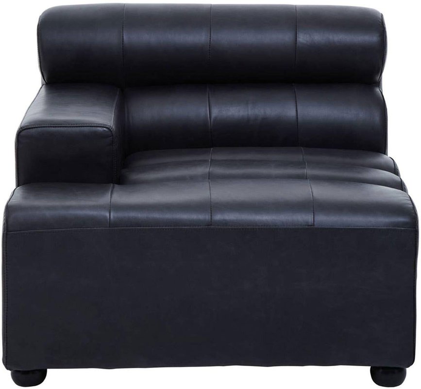 Photo 1 of King sofa - distressed slate grey leather - rhf Photo 1 of King sofa - distressed slate grey leather - rhf