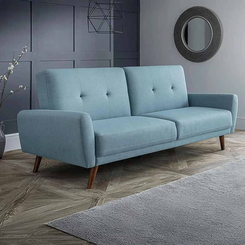 Photo 1 of Monza sofabed - blue fabric Photo 1 of Monza sofabed - blue fabric
