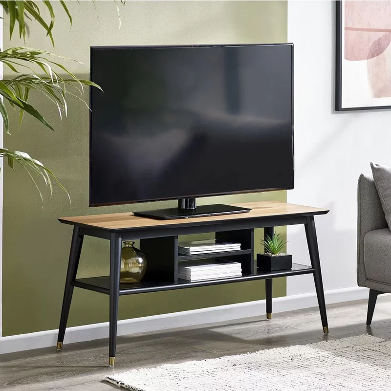 Photo 1 of Findlay tv unit - walnut - 120cm Photo 1 of Findlay tv unit - walnut - 120cm