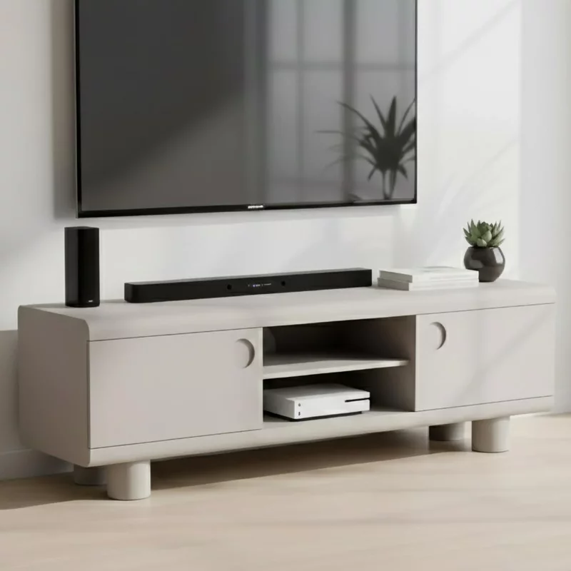 Photo 1 of Magee tv unit - 2 door - grey Photo 1 of Magee tv unit - 2 door - grey