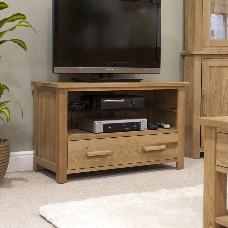 Photo 1 of Opus tv unit - 1 drawer - oak Photo 1 of Opus tv unit - 1 drawer - oak