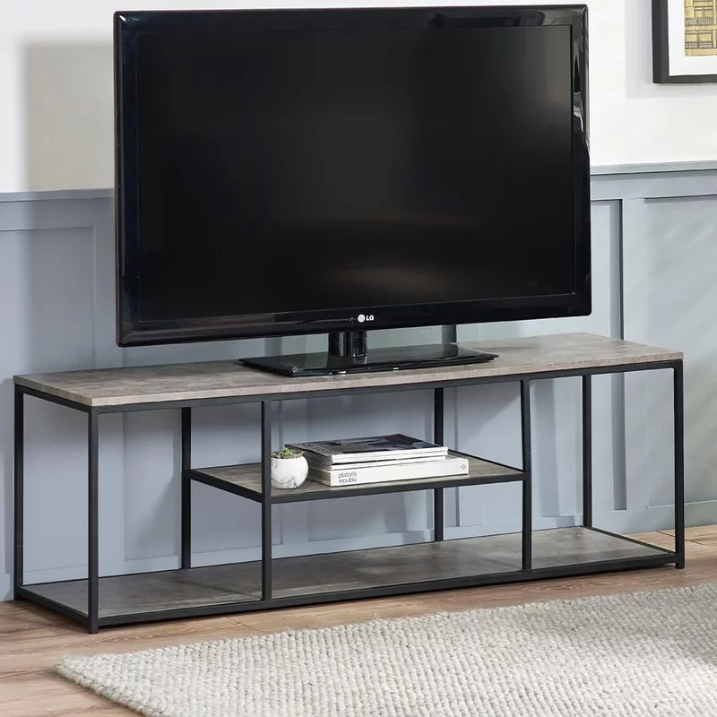 Photo 1 of Staten tv unit - 140cm - concrete Photo 1 of Staten tv unit - 140cm - concrete