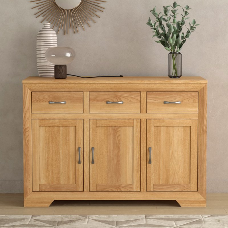 Photo of Tilt 100 solid oak large sideboard Photo of Tilt 100 solid oak large sideboard