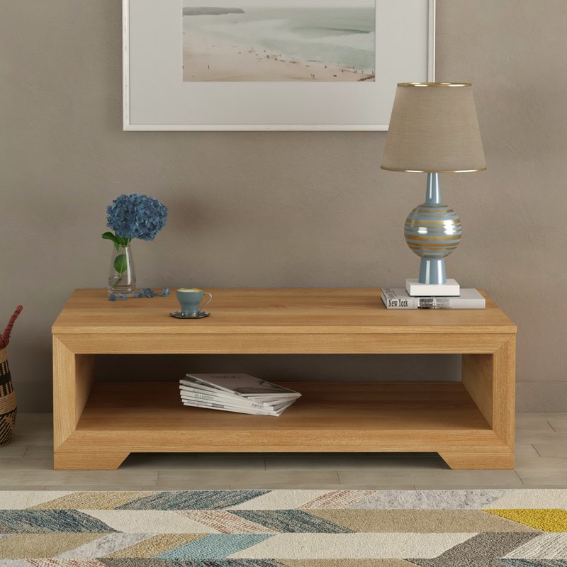 Photo of Tilt 100 solid oak coffee table Photo of Tilt 100 solid oak coffee table