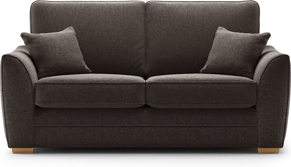 Photo 1 of Bella chocolate fabric 2 seater sofa Photo 1 of Bella chocolate fabric 2 seater sofa