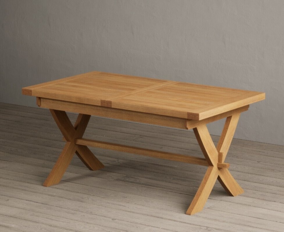 Photo 1 of Extending buckley 160cm solid oak dining table Photo 1 of Extending buckley 160cm solid oak dining table