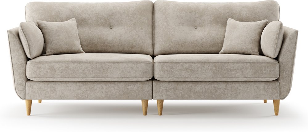 Photo 1 of Capri linen chenille fabric 4 seater sofa Photo 1 of Capri linen chenille fabric 4 seater sofa