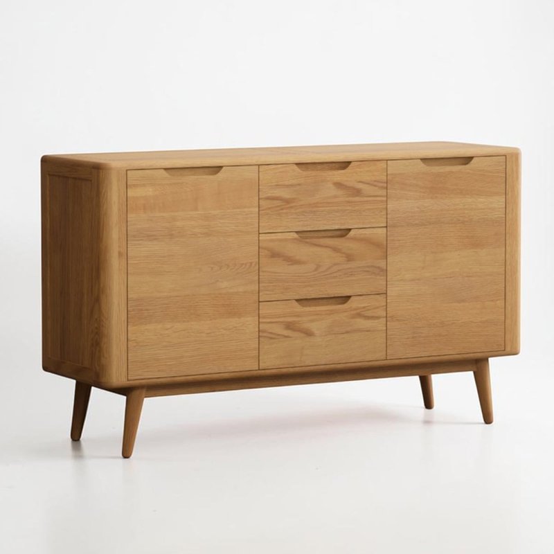 Photo of Rosa solid oak large sideboard Photo of Rosa solid oak large sideboard