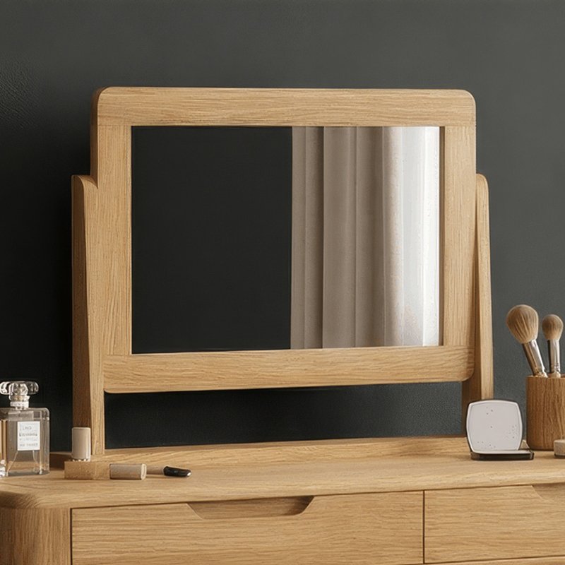 Photo 1 of Rosa solid oak dressing table mirror Photo 1 of Rosa solid oak dressing table mirror