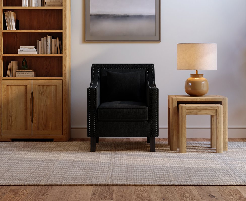 Photo 1 of Chartwell black linen armchair Photo 1 of Chartwell black linen armchair