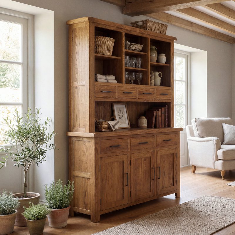 Photo 1 of Harrogate rustic solid oak large dresser Photo 1 of Harrogate rustic solid oak large dresser