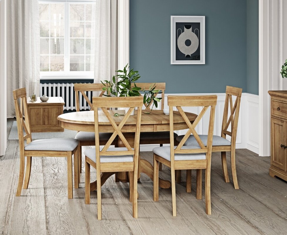 Photo 1 of Extending hertford 100cm - 130cm solid oak pedestal dining table with 4 charcoal grey hertford chairs Photo 1 of Extending hertford 100cm - 130cm solid oak pedestal dining table with 4 charcoal grey hertford chairs