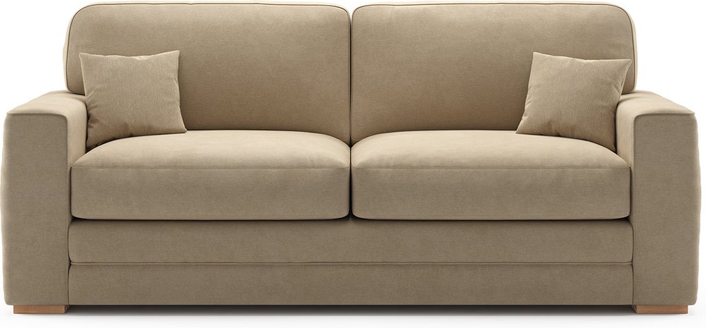Photo 1 of Madden biscuit fabric three seater sofa Photo 1 of Madden biscuit fabric three seater sofa