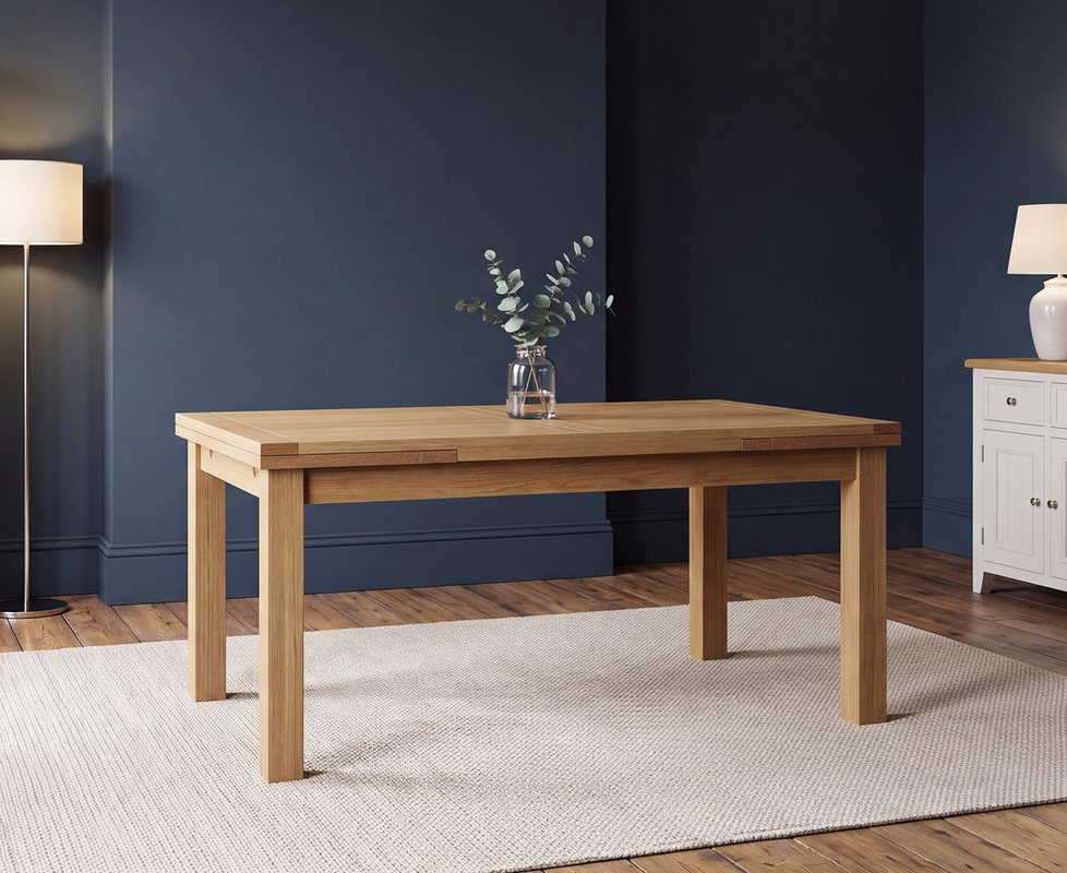 Photo 1 of Extending buxton 180cm solid oak dining table Photo 1 of Extending buxton 180cm solid oak dining table