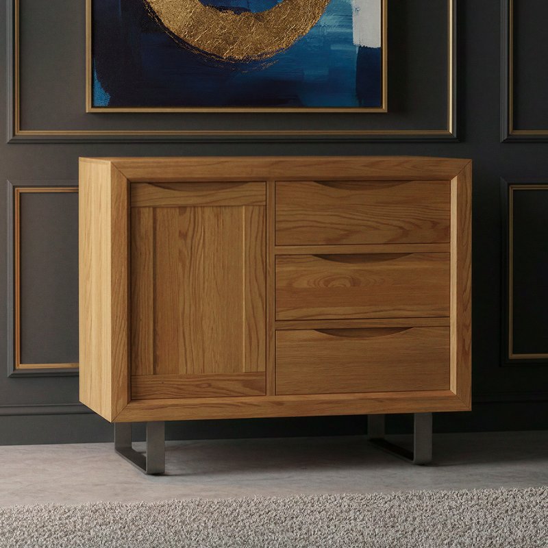 Photo 1 of Parker solid oak small sideboard Photo 1 of Parker solid oak small sideboard