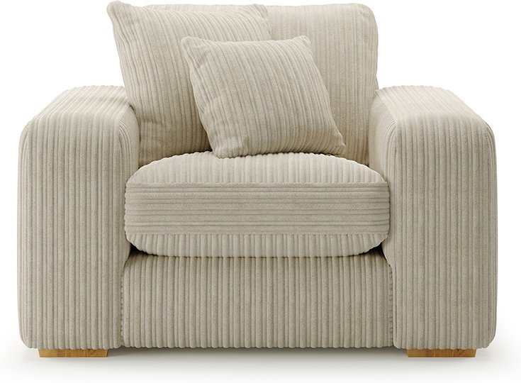 Photo 1 of Milan stone fabric armchair Photo 1 of Milan stone fabric armchair