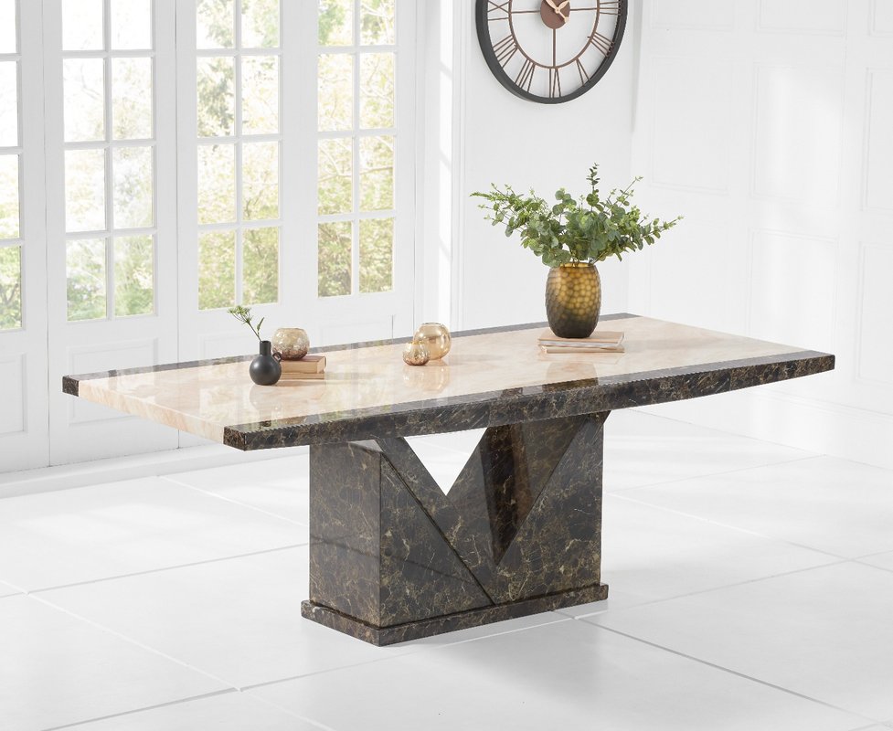 Photo 1 of Tenore 220cm extra large marble dining table Photo 1 of Tenore 220cm extra large marble dining table