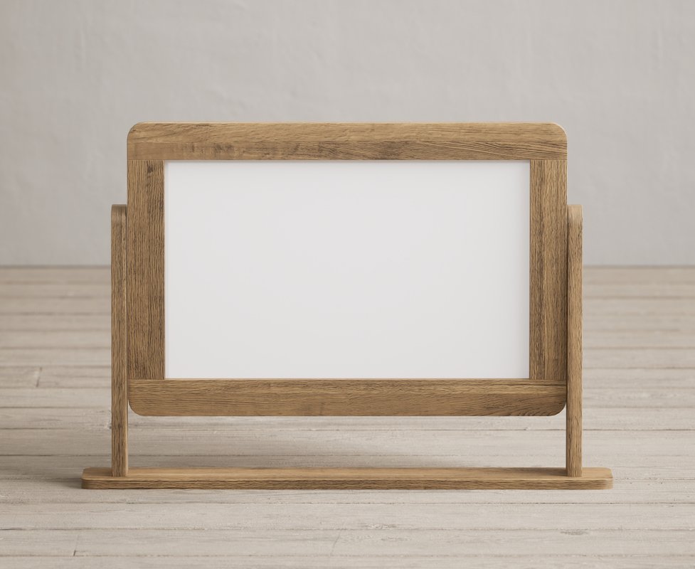 Photo of Solid oak dressing table mirror | solid oak frame Photo of Solid oak dressing table mirror | solid oak frame