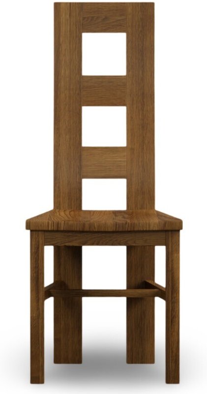 Photo 1 of Rustic solid oak rustic oak set of 2 oak dining chairs Photo 1 of Rustic solid oak rustic oak set of 2 oak dining chairs