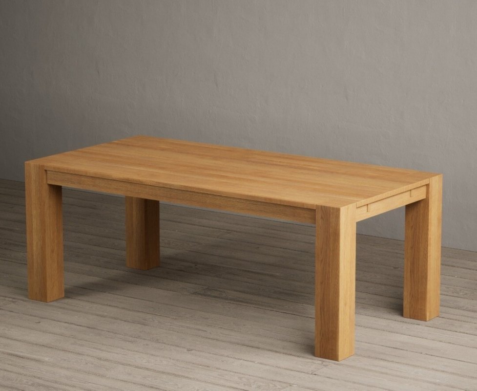 Photo 1 of Sheringham 200cm solid oak dining table Photo 1 of Sheringham 200cm solid oak dining table