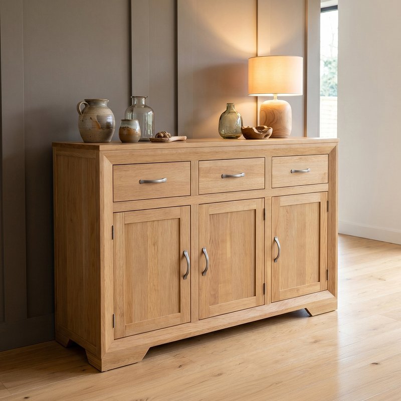 Photo 1 of Tilt 100 solid oak large sideboard Photo 1 of Tilt 100 solid oak large sideboard