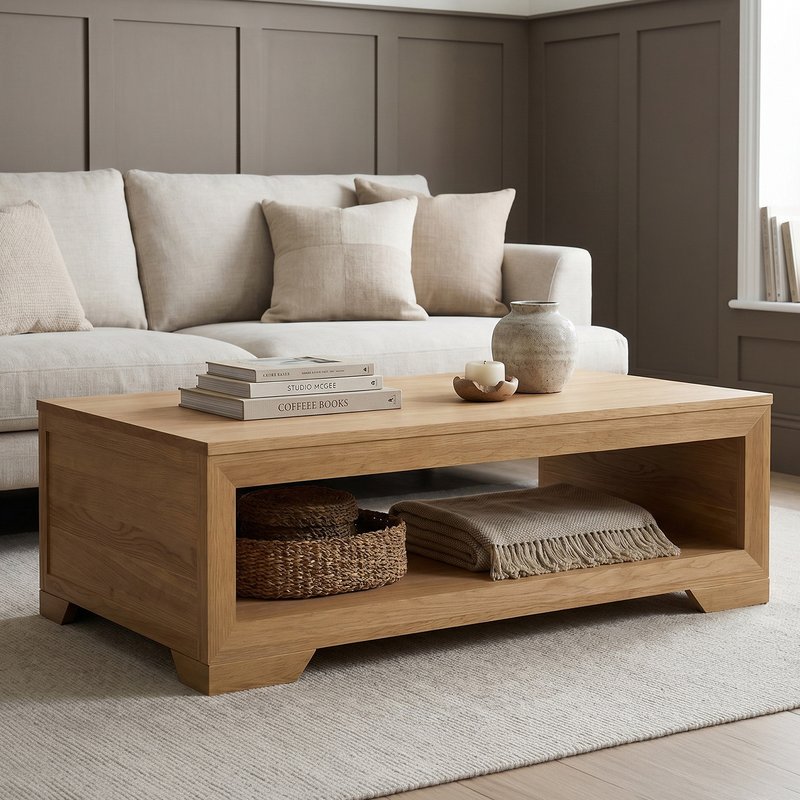 Photo 1 of Tilt 100 solid oak coffee table Photo 1 of Tilt 100 solid oak coffee table