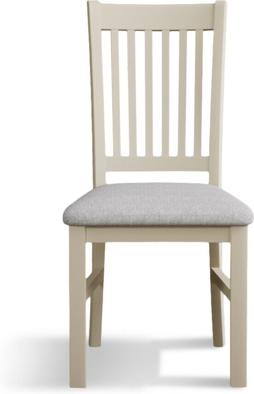 Photo 1 of Warwick light grey set of 2 painted dining chairs Photo 1 of Warwick light grey set of 2 painted dining chairs