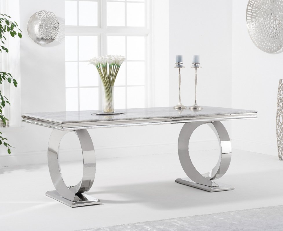 Photo of Fabio 200cm marble dining table Photo of Fabio 200cm marble dining table
