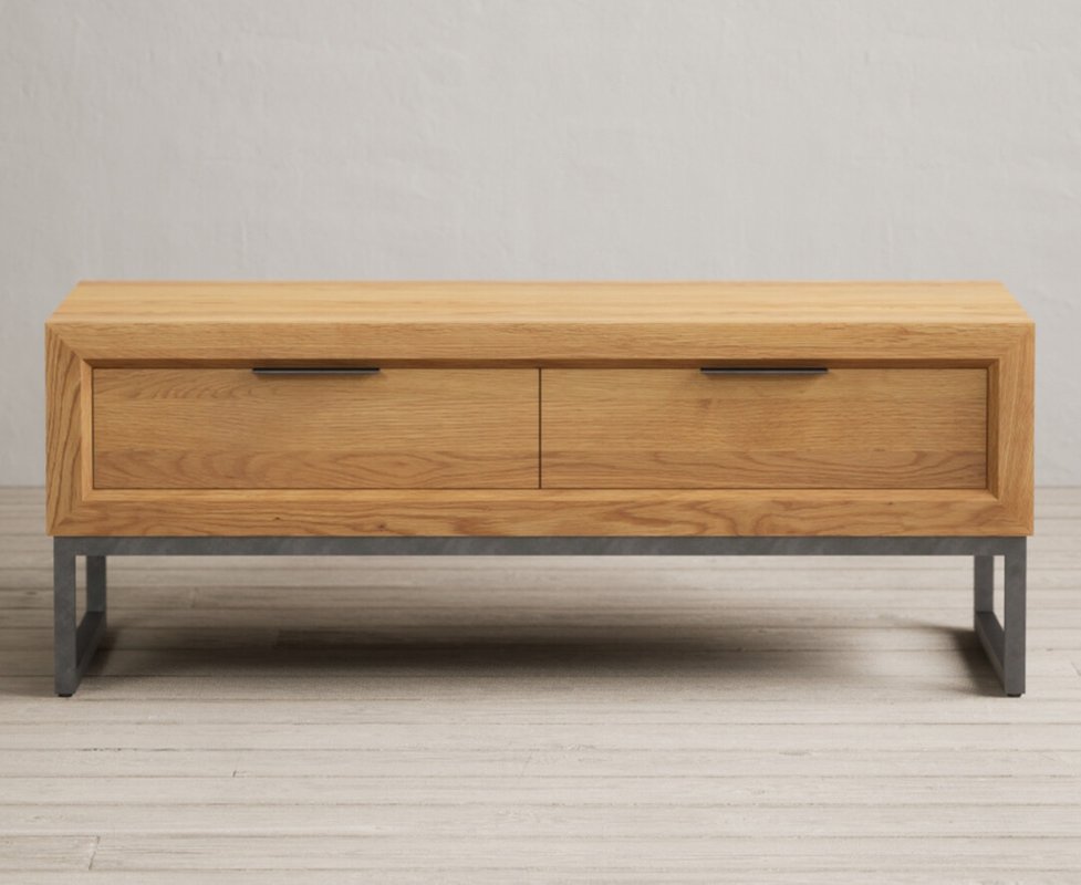Photo of Loft solid oak 4 drawer coffee table Photo of Loft solid oak 4 drawer coffee table
