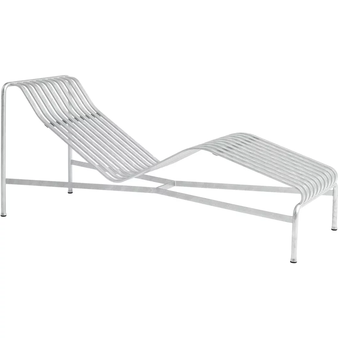 HAY - Palissade Chaise Longue Liegestuhl, hot galvanised HAY Palissade Chaise Longue Liegestuhl