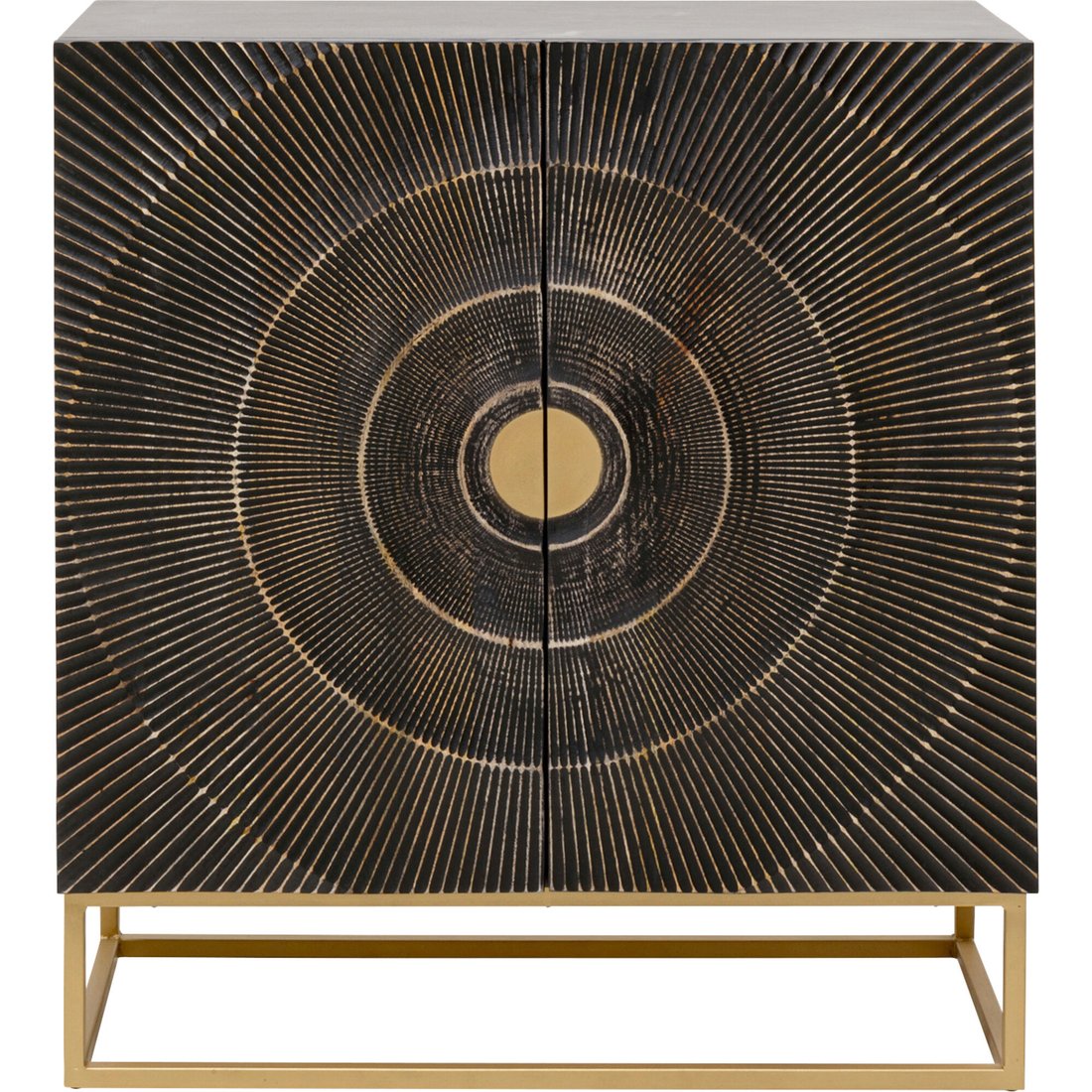 Kommode Madeira Dunkel 100x90cm KARE Kommode Madeira Dunkel