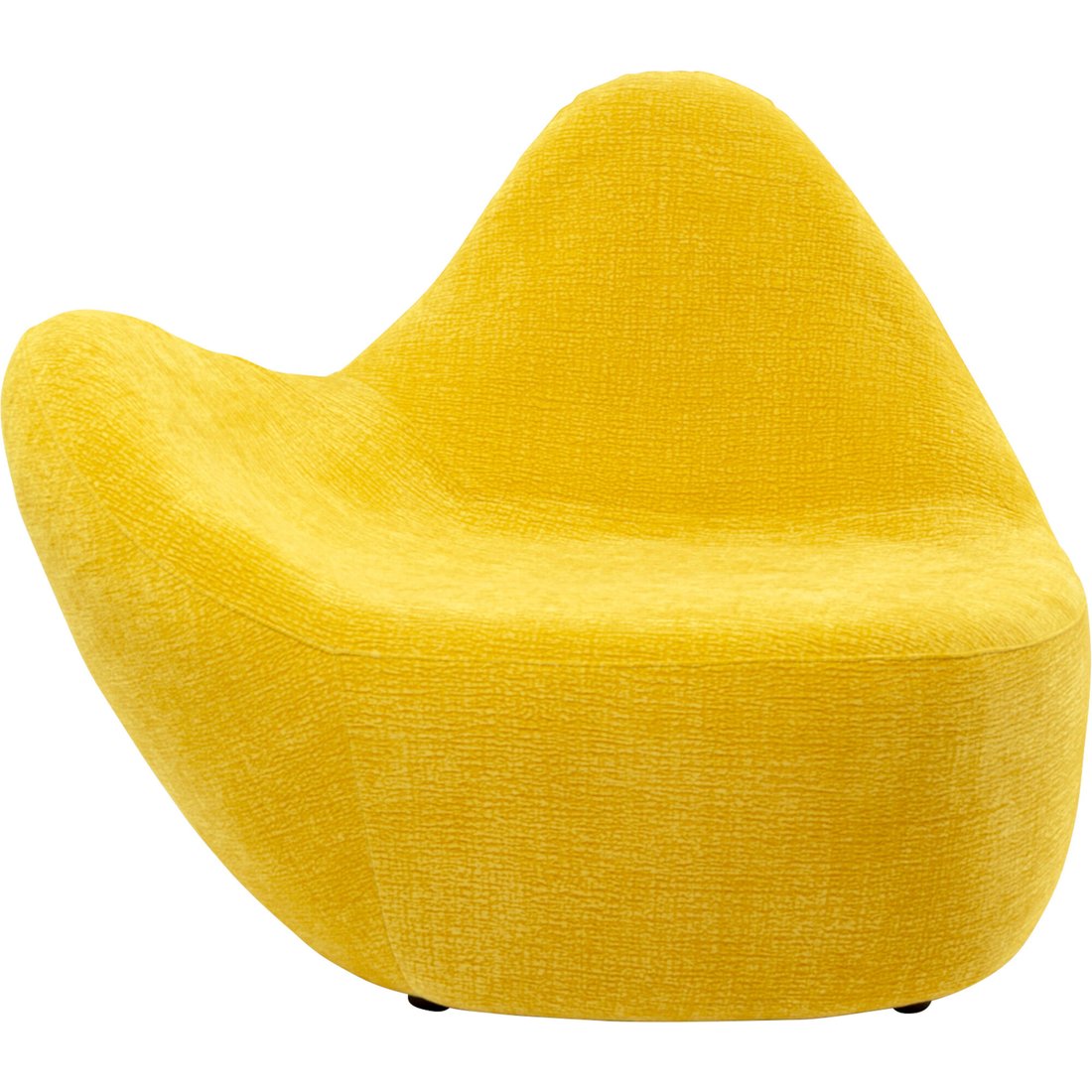 Sessel Glow Wave Medium Gelb 116cm KARE Sessel Glow Wave Medium Gelb