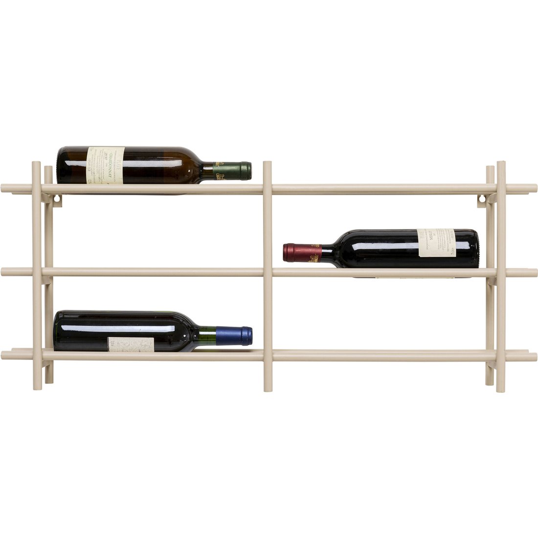 Weinregal Cape Town Greige 80x34cm KARE Weinregal Cape Town Greige