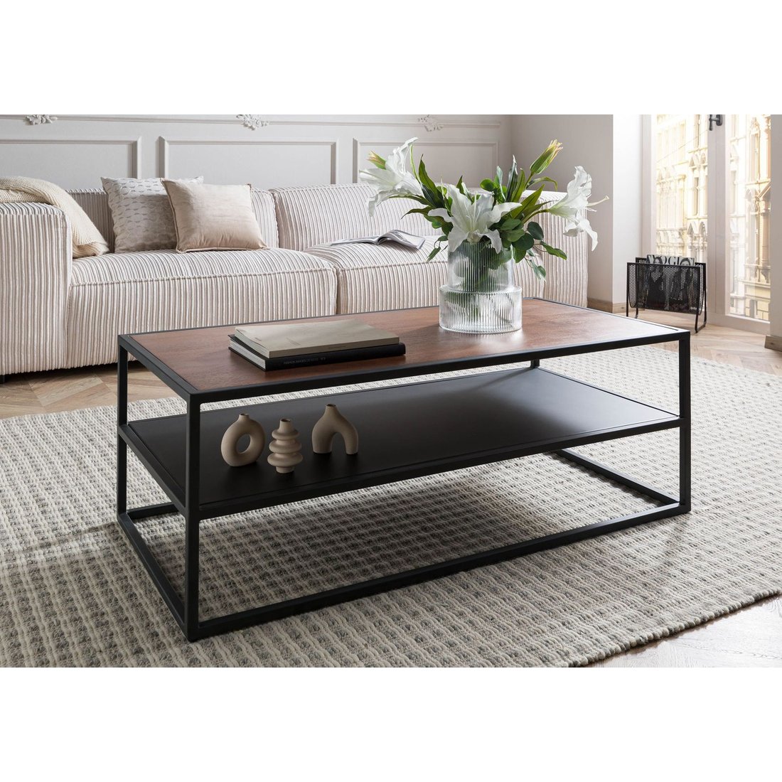 Couchtisch Mango 120x60x43 braun geölt LOUNGE COLLECTION #104 LIVORA Couchtisch Mango braun geölt LOUNGE COLLECTION