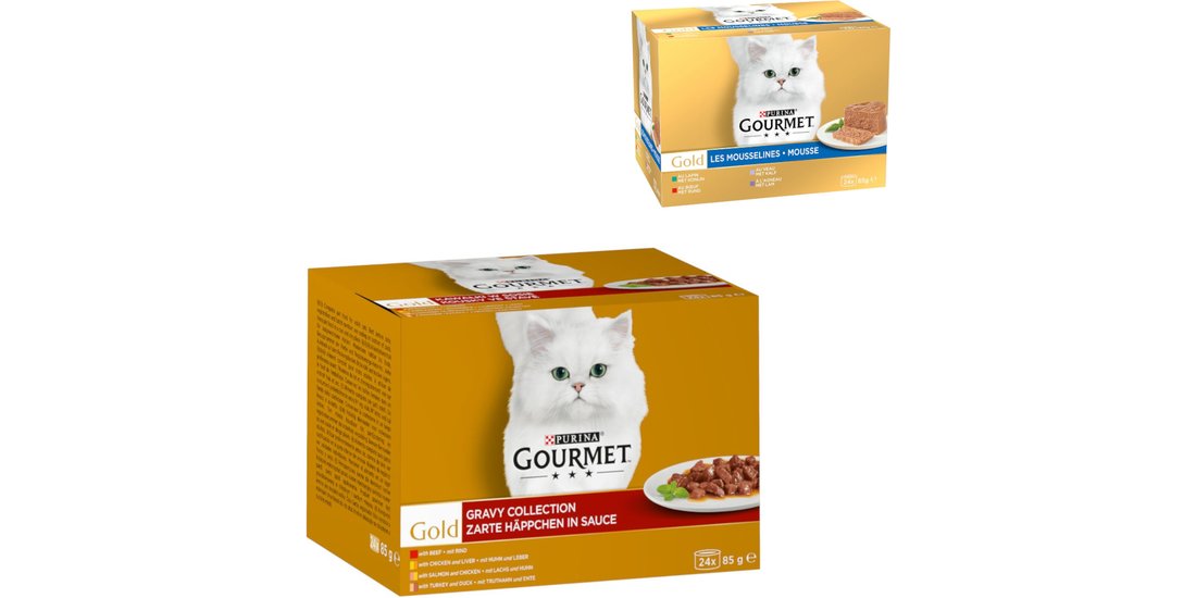 96 x 85 g Gourmet Gold + 24 x 85 g Gourmet Gold…