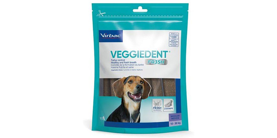 Veggiedent fresh per cani – 15 x 26 g M per cani…