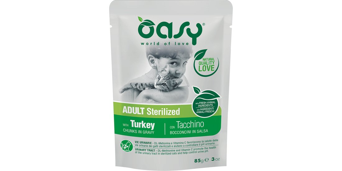 Oasy Adult Sterilised Bocconcini in Salsa Buste…