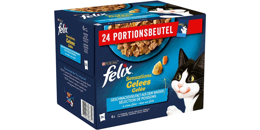 Felix Sensations in Gelatina 24 x 85 g umido …