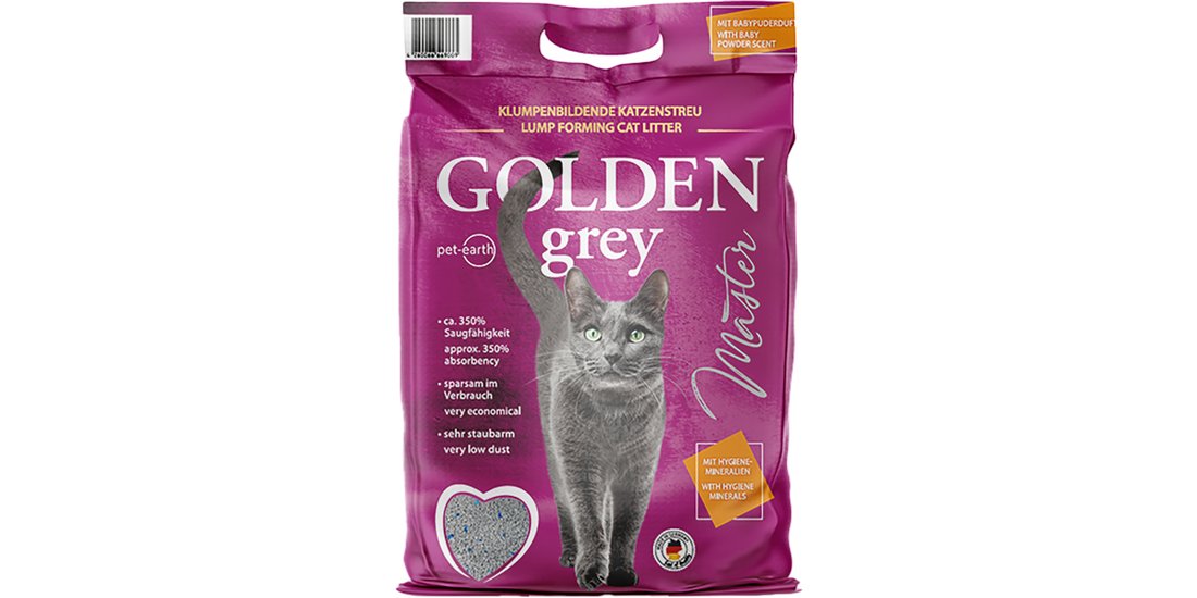 Lettiera Golden Grey Master – 14 kg