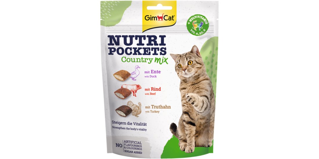 GimCat Nutri Pockets – Set %: 3 x 150 g Mix di…