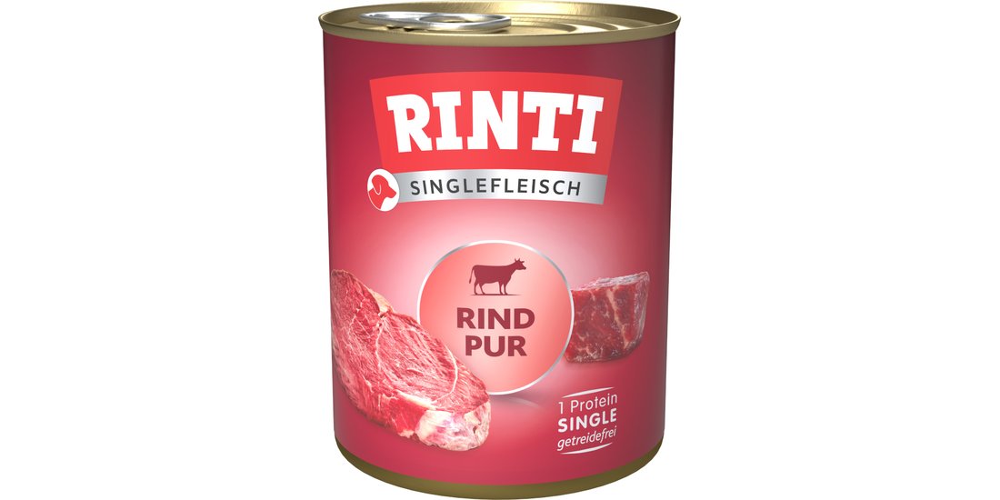 RINTI Monoproteico 12 x 800 g – Manzo puro