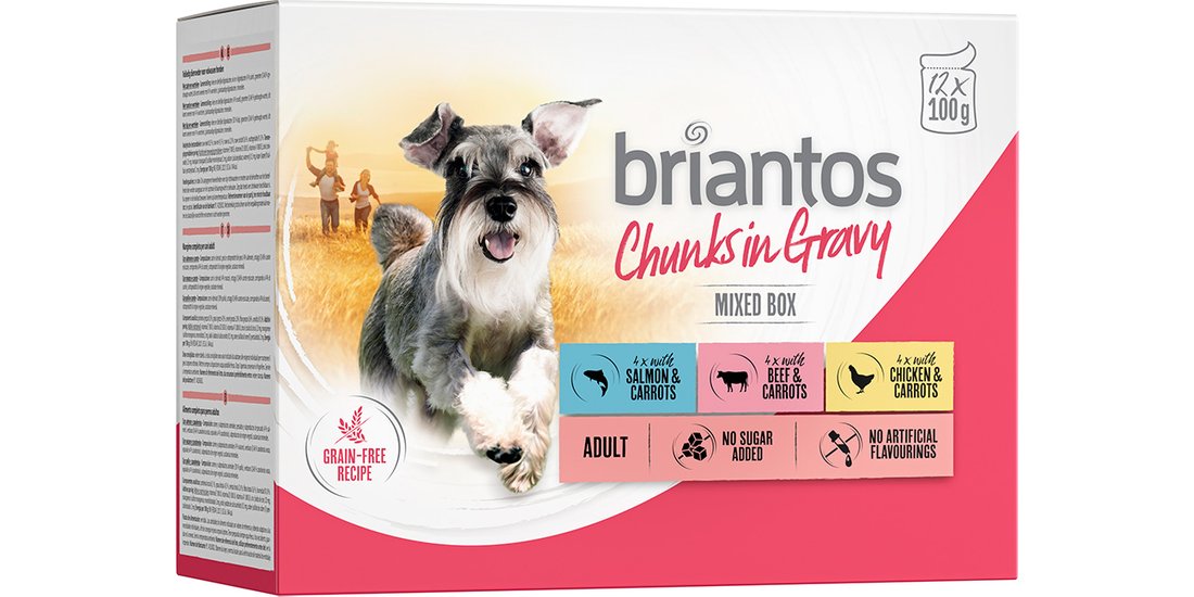 Briantos Chunks in Gravy 48 x 100 g Umido per…