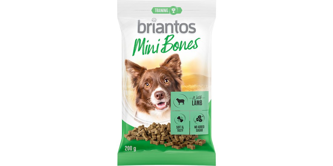 Briantos Mini Bones Snack per cane – 200 g con…
