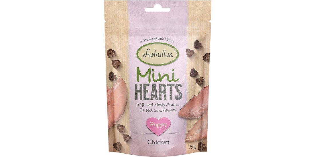Snack Lukullus Puppy “Mini Hearts” Pollo senza…