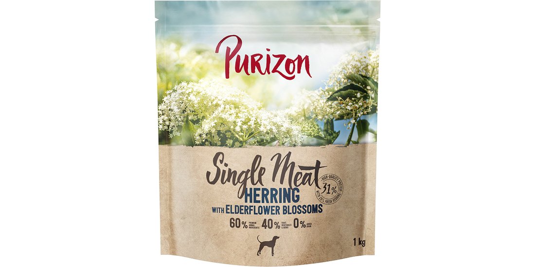 Purizon Single Meat Aringa con Fiori di sambuco…