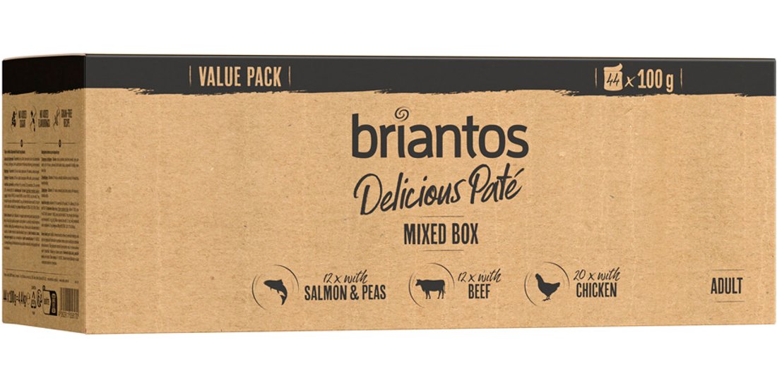 Briantos Delicious Paté Pacco misto 44 x 100 …